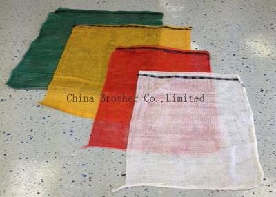 China PP Woven Industrial Mesh Bags Recyclable Red / Orange Color 30kg 40kg for sale