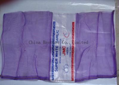 China Custom Plastic Leno Mesh Reusable Bags For Fruit And Vegetables BRC Certification for sale