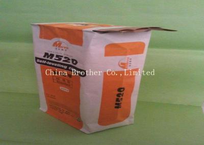 China Durable Kraft Paper Valve Sealed Bags , Valve Sacks For Titanium Dioxide Packing for sale