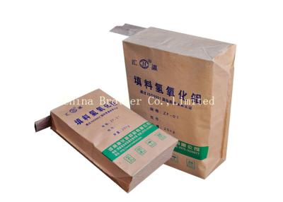 China PP Woven Block Bottom Valve Bag Waterproof for sale