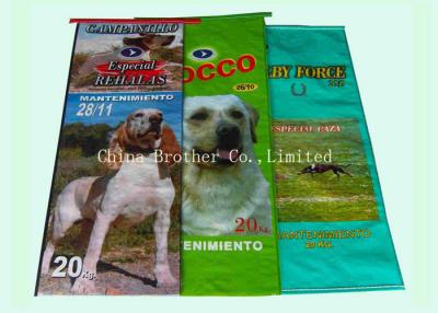 China Woven Polypropylene Empty Feed Bags , Reusable Animal Dog Feed Bag  Eco - Friendly for sale