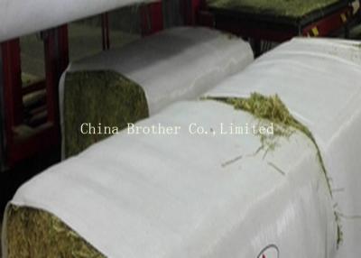 China Eco Friendly Plastic Hay Bale Covers Woven Polypropylene Fabric 0.6 - 1 Mm Thick for sale