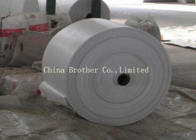 China Durable Woven Polypropylene Roll , Red Waterproof Polypropylene Fabric Rolls for sale