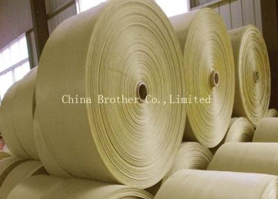 China Brown PP Woven Polypropylene Fabric , Hdpe Woven Fabric Roll Anti - Static for sale