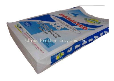 China Blue 25kg / 50kg Fertilizer Packaging Bags High Tensile Strength For Seed for sale