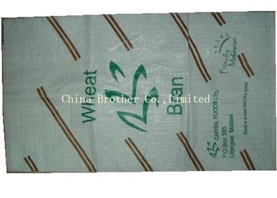 China High Tensile Strength Flour Sack Bags , Polypropylene Agricultural Plastic Bags for sale