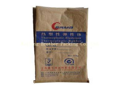 China Kraftpapier-Plastikpolypropylen gesponnene zusammengesetzte Zementsack-verschiedene Farben 25kg/50kg zu verkaufen