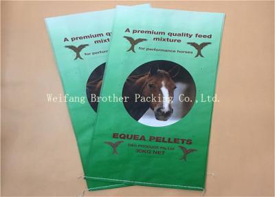 China Light Weight BOPP Laminated PP Woven Bags Gravure Printing For Flour Packaging for sale