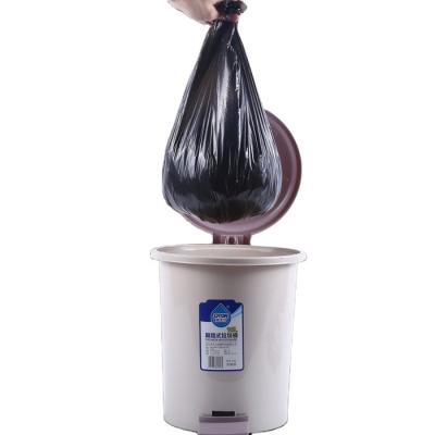 China Safety Factory Price Waste Black Drawstring Rolling Garbage Bag for sale