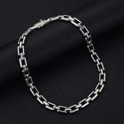 China High Quality Diamond Hip Hop Alloy Necklace Cuban Link Chain 11mm Fashion Jewelry Link Chain Necklace For Women Men for sale