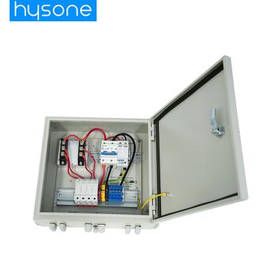 China Hysone Solar System PV Combiner DC Lock Combiner Safe DC Circuit Box Solar Energy Box for sale