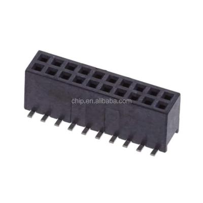 China High Temperature Resistor PA6T Black 1.27FH 2*nPin H4.3 SMT High Temperature Resistant Hardware Connector With Hardware Cover 2*10pin for sale