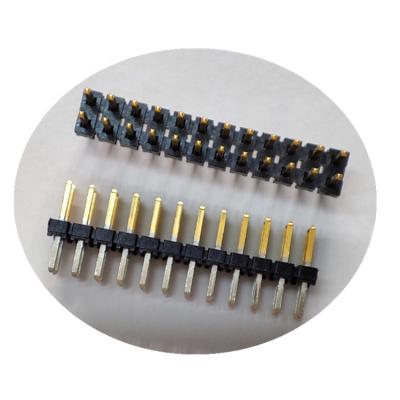 China Check out the original new conn header HDR 24POS 2mm Solder ST Top Entry Thru-hole volume. Import connector TMM-112-02-L-D unshrouded for sale