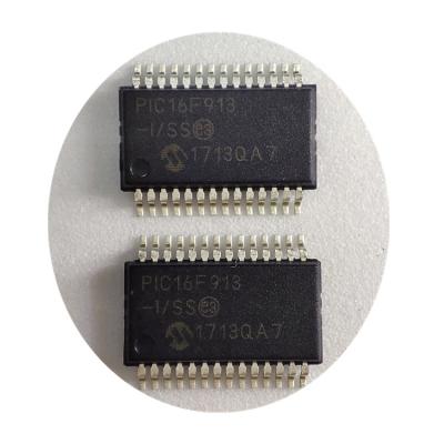 China Consult new original PIC16F913-I/SS PIC16F913T-I/SS packaging SSOP-28 microcontroller IC for sale