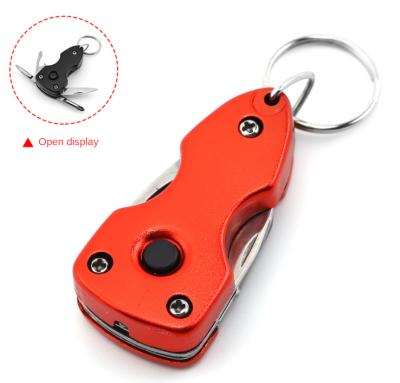 China Multi Function Alloy Steel Knife Key Chain Portable Pocket Folding Knife for sale