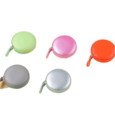 China Long Lasting Soft And Body Leather Tailor PU Case Sewing Craft Cloth Retractable Dieting Measuring Tape for sale