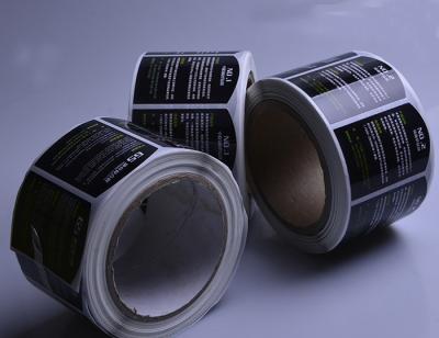 China Manufacturer Custom adhesive plastic roll labels stickers for Packaging for sale