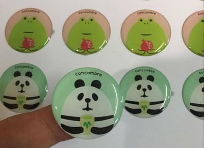 China Custom printing self adhesive round epoxy dome resin gel sticker for sale