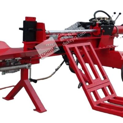 China Wood Splitting Cheap 40 Ton Diesel Powered Engine Wood Log Splitter With Lifting Arms&CE Certificate For Sale for sale