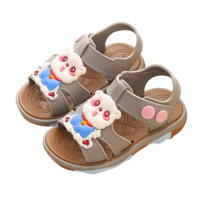 China Waterproof Children Fashion PVC Jelly Sandals Toddler Summer Shoes Shoes Soft Unique Girls Baby Boy Flat Sandals for sale