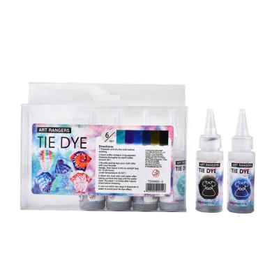 China Tie Dye DIY Kit Paint Tie Dye DIY T-shirt Fabric Textile Color Paint Kit TD1-D for sale