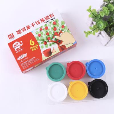 China DIY Washable 35ml*6 Colors Kids Finger Paint Paint Set RFC0635 for sale