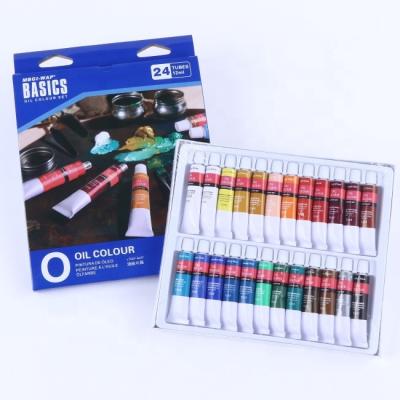 China 24 Colors Oil Painting Set Student Oil Painting Set EO2412 for sale