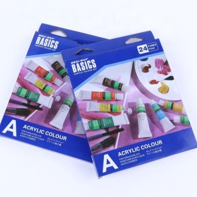 China Basics Acrylic Paint Set 24 Colors * 12ml Paint Set EA2412 for sale