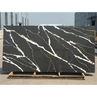 China Best Selling Modern Quartz Color Vein Quartz Marble Slab, Quartz Marble for sale