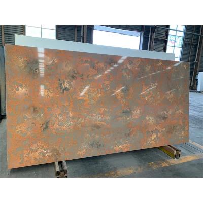 China Modern Artificial Quartz Stone Slabs Countertops Kitchen Countertops Stone Quartz Working Top for sale