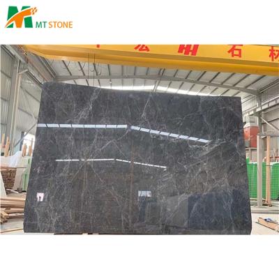 China Modern Tiles And Marbles Stone Gray End Interior Floor Wall Tile Marble Flooring Slab for sale