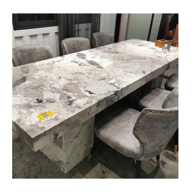 China Modern Marble Basin Counter Bathroom Dining Table Vanity Marble Top for sale