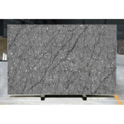 China Modern Gray Kitchen Bench Counter Top Artificial Quartz Slabs/Stone Tiles For Kitchen Countertop/Floor for sale