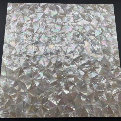 China China Lip Shell Mosaic Tile Sheet Soft Self Adhesive Black Shell Veneer Laminate for sale