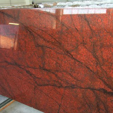 China Modern Natural Stone Importing Multi Color Stone Red Multi Color Red Granite for sale