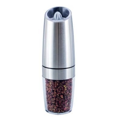 China Sustainable Adjustable Pepper Shaker Automatic Salt Grinder and Pepper Mills with Blue Light for sale