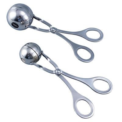 China Viable Kitchen Tool Meatball Scoop Ball Maker Stainless Steel Meat Baller Tongs for Kitchen for sale