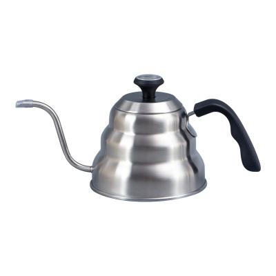 China Gooseneck 1.0L / 1.2L Spout Stainable Pot Stainless Steel Spill Over Coffee & Tea Kettle With Thermometer for sale