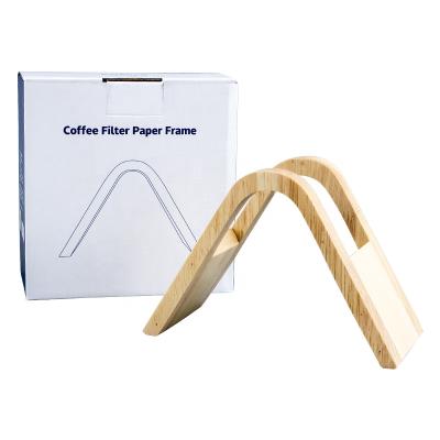 China Viable Coffee Filter Paper Container Holder Coffee Paper Storage Rack Coffee Filter Holder For Coffee Shops for sale