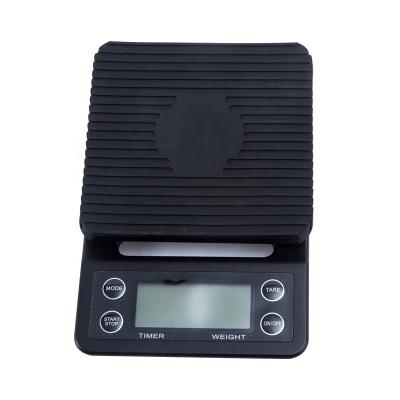 China Coffee Scales Household 3kg/0.1g Digital Portable Coffee Scale Kitchen Scale with Timer Function for sale