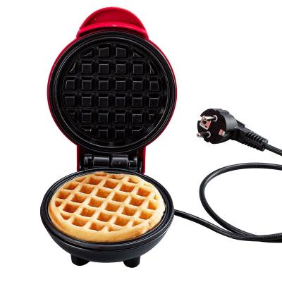 China Outdoor Non-stick Baking Machine Mini Personal Electric Waffle Maker Breakfast Waffle Maker for Paninis for sale