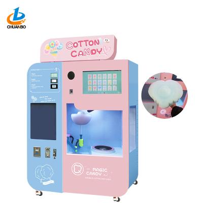 China A Machine That Makes Marshmallows Plant Semi-automatic Cotton Candy Robot Mg320 Automatic Cotton Candy Machine for sale