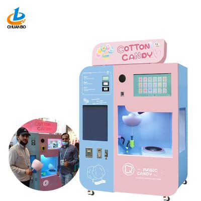 China Hotels Electric Cotton Candy Maker Candy Floss Machine Cotton Candy Vending Machine for sale