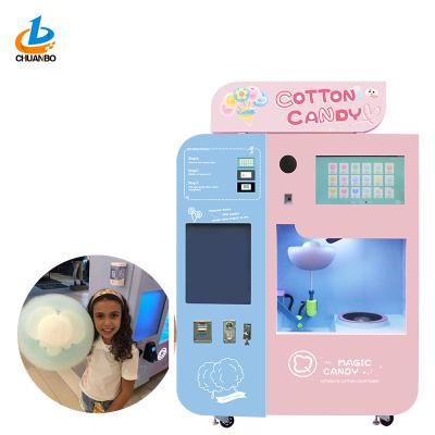 China Hotels Candy Floss Machine For Sale Candy Snack Making Machine Cotton Candy Vending Machine for sale