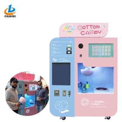 China Hotels Automatic Commercial Cotton Candy Vending Machine Cotton Candy Vending Machine for sale