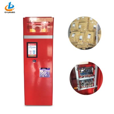 China 2019 New Design Hot Sale Stainless Steel Fully Automatic Coin Operated Popcorn Vending Machine For Sale for sale