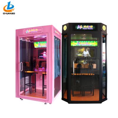 China 5 Years Or Older Bar Entertainment Mini Karaoke Booth Coin Operated Mini KTV Mini KTV Sing Booth for sale