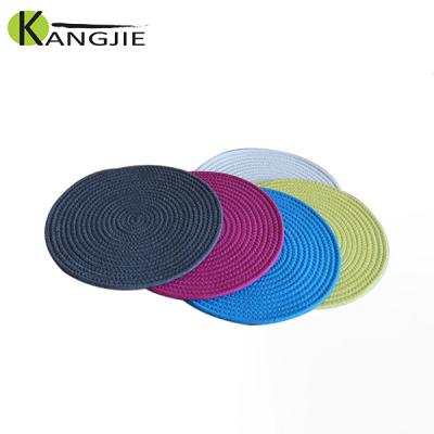 China Viable Wholesale Cheap Cotton Rope Coffee Cup Non-Slip Dining Table Mat for sale