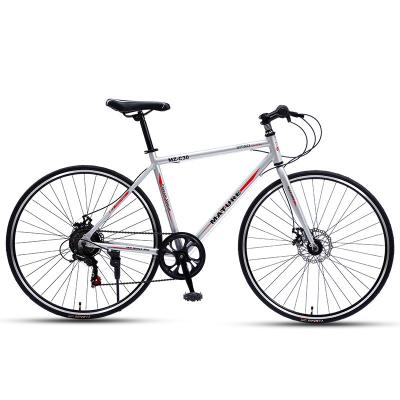 China Aluminum Alloy B014 bicicletta Aluminum road bike 21 speed double disc brake sports 700C cycling road normal cycle biesse bmx freestyle for sale