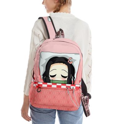 China Boys Girls Waterproof Fashionable Anime 3D Digital Printing Digane Cute Backpack Leisure School Bag Classic Children for sale